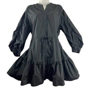 Astr the Label Oversized Babydoll Dress Womens Size S Ruffle Y2K Girlcore Grunge